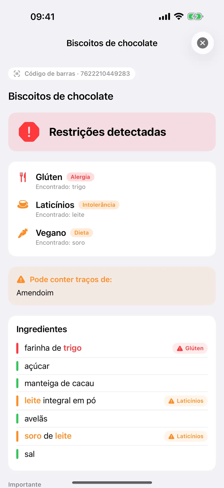Não permitido